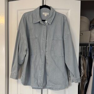 Treasure & Bond denim shacket size L